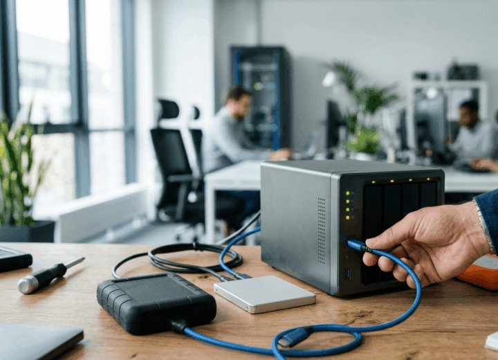 Servicio de backup para proteger la información crítica de una empresa.