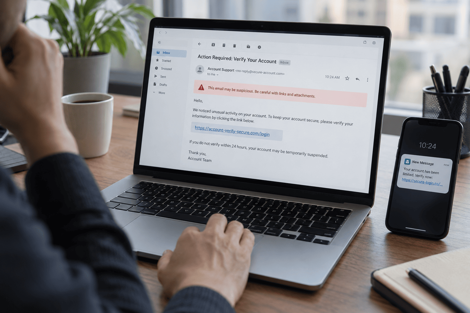 tipos de phishing